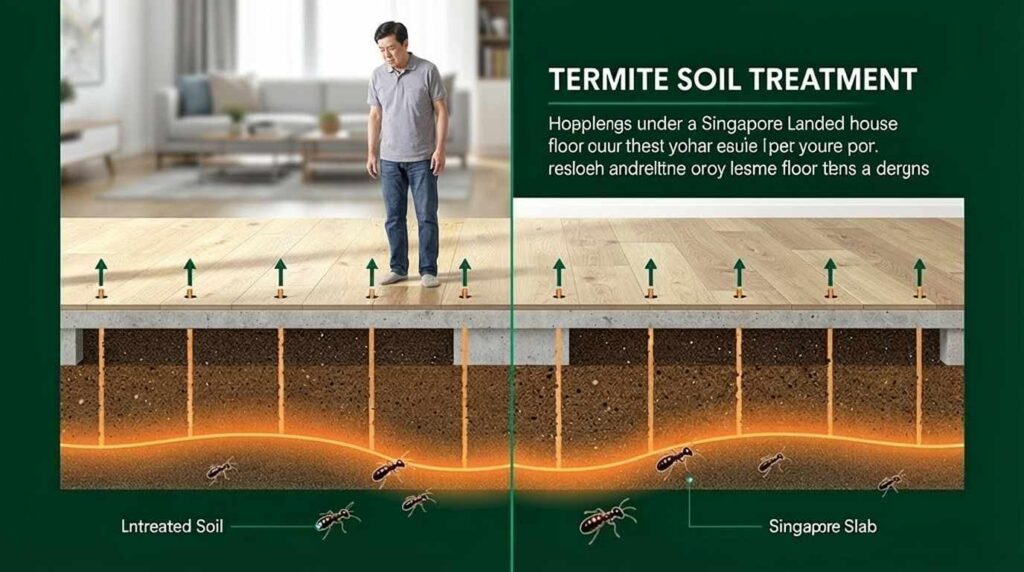 Termite Soil Treatment For Landed Homes: What Really Happens Under Your Floor