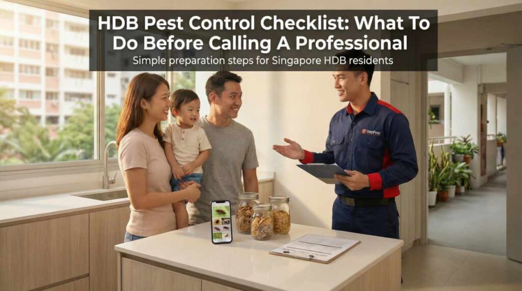 hdb pest control checklist