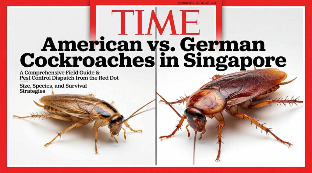 american cockroach vs german cockroach singapore