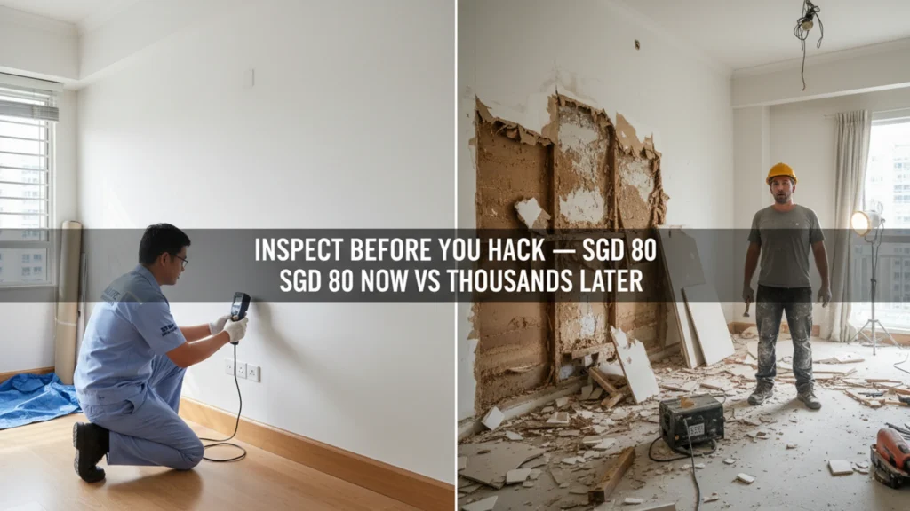 termite inspection before renovation singapore